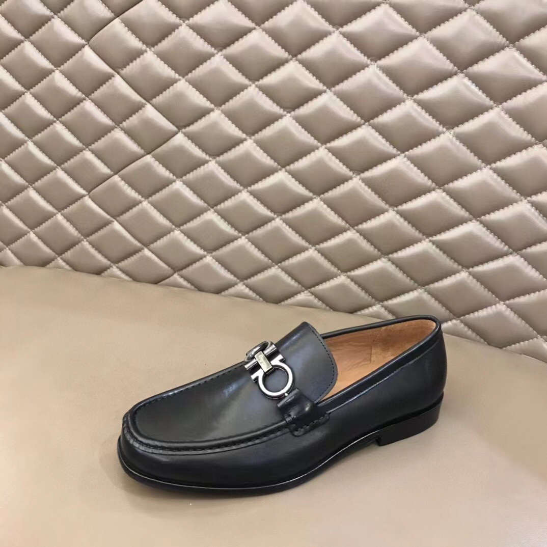 Ferragamo Style Leather Men's Shoes Men's Shoes Men's Shoes detail image 5 from source 783400