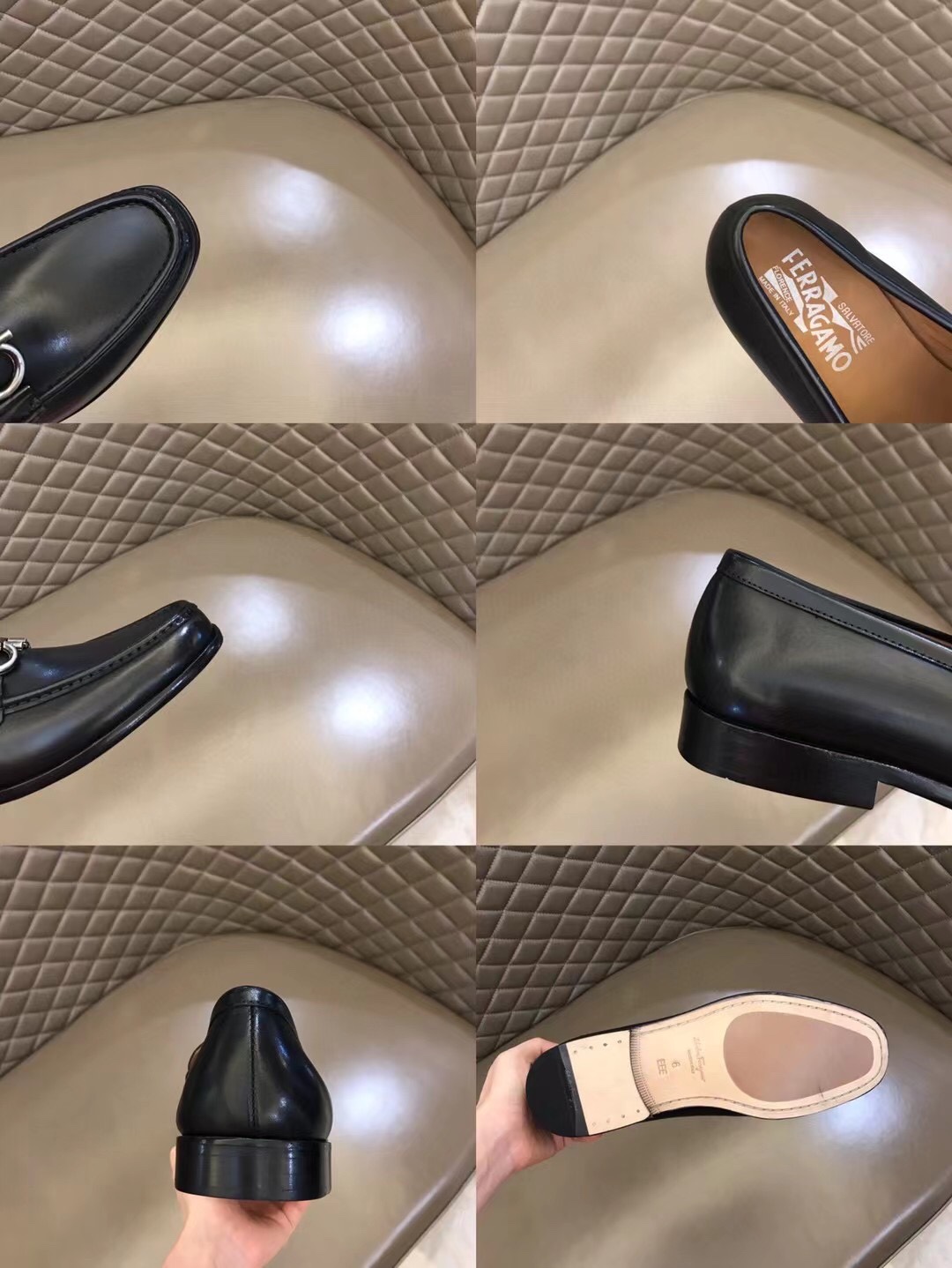 Ferragamo Style Leather Men's Shoes Men's Shoes Men's Shoes detail image 9 from source 783400