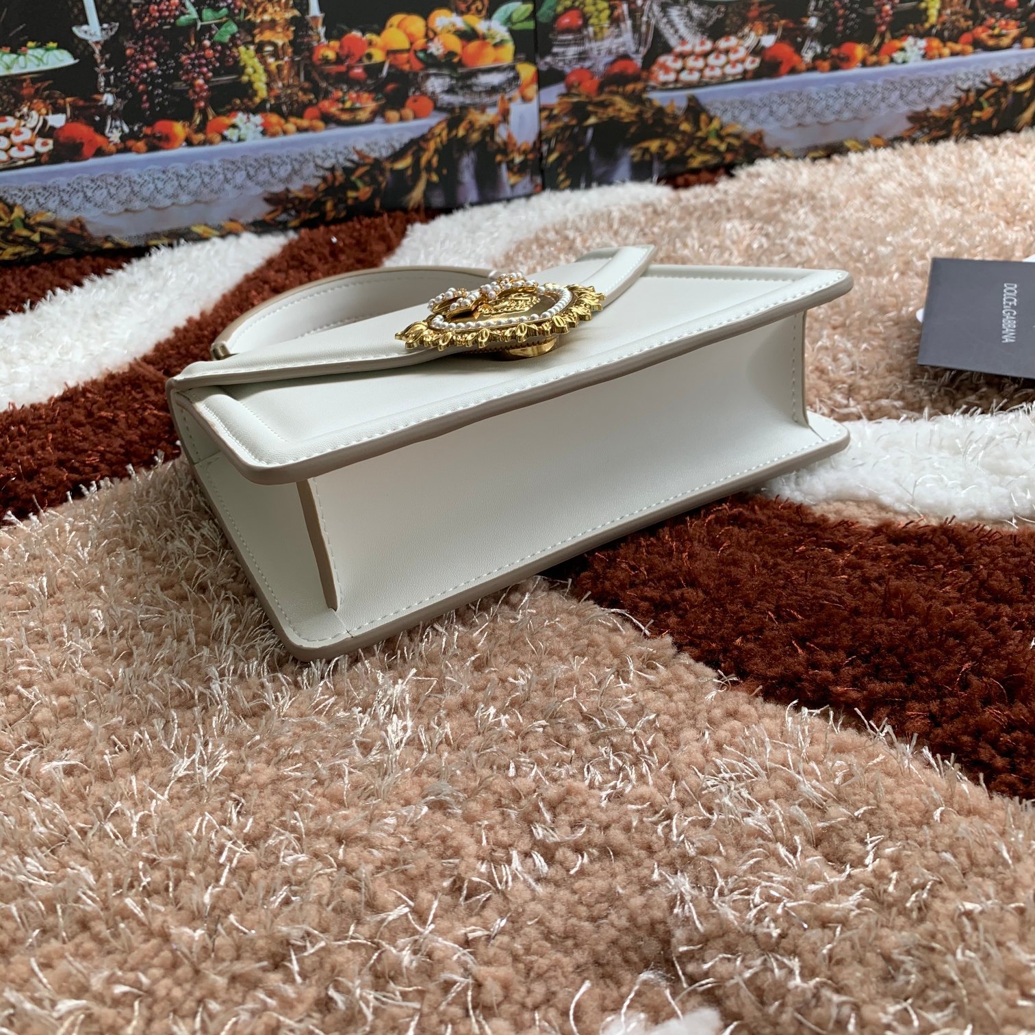 Dolce&Gabbana杜嘉班纳链条手提斜挎包款号6613原单细腻手工制造进口头层牛皮配以原厂五金包身