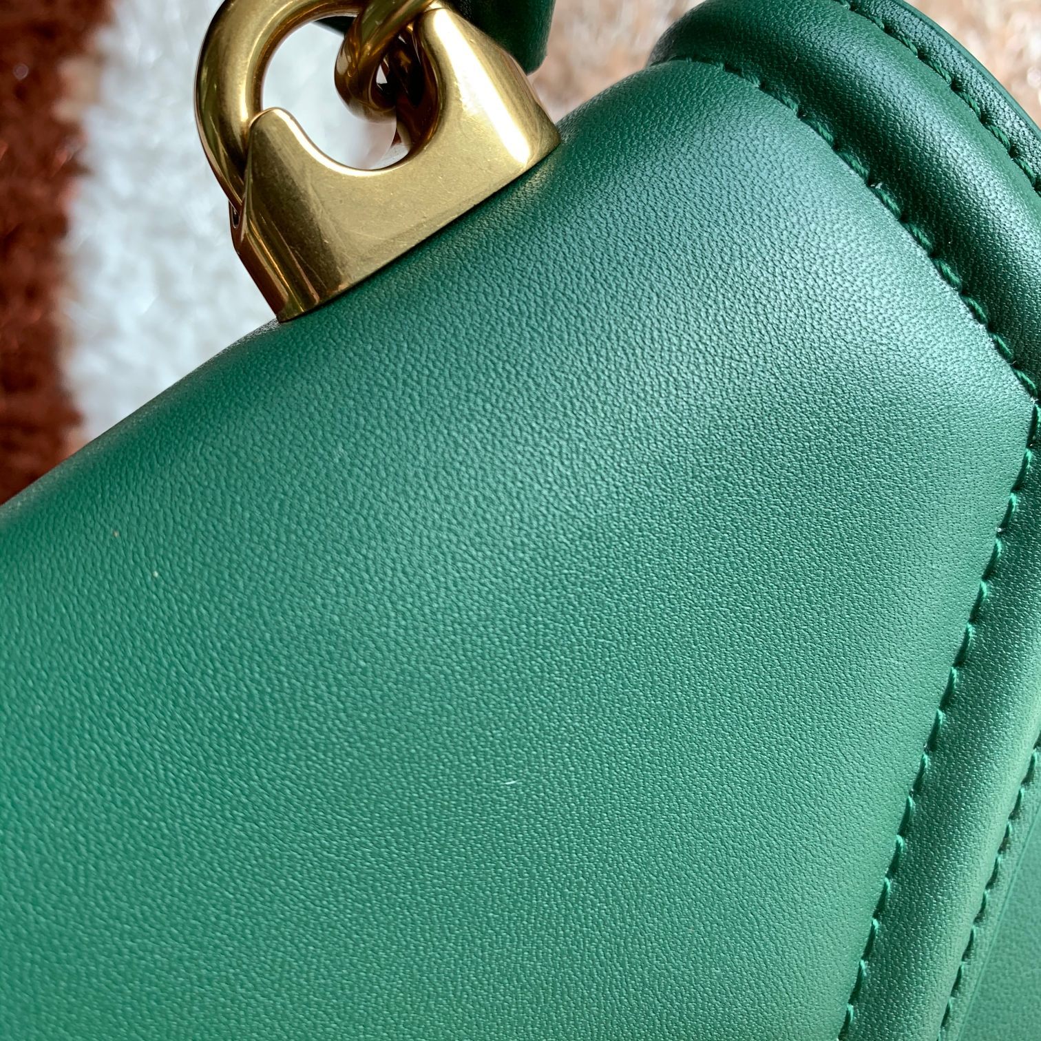 Dolce&Gabbana杜嘉班纳链条手提斜挎包款号6613原单细腻手工制造进口头层牛皮配以原厂五金包身