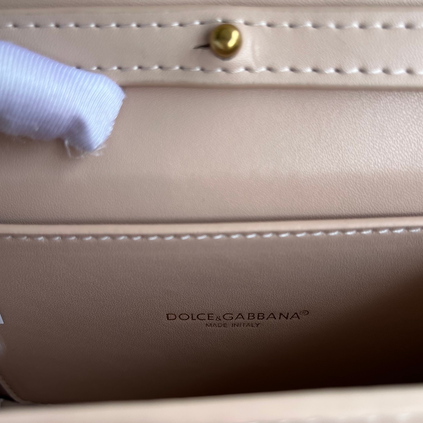 Dolce&Gabbana杜嘉班纳链条手提斜挎包款号6613原单细腻手工制造进口头层牛皮配以原厂五金包身