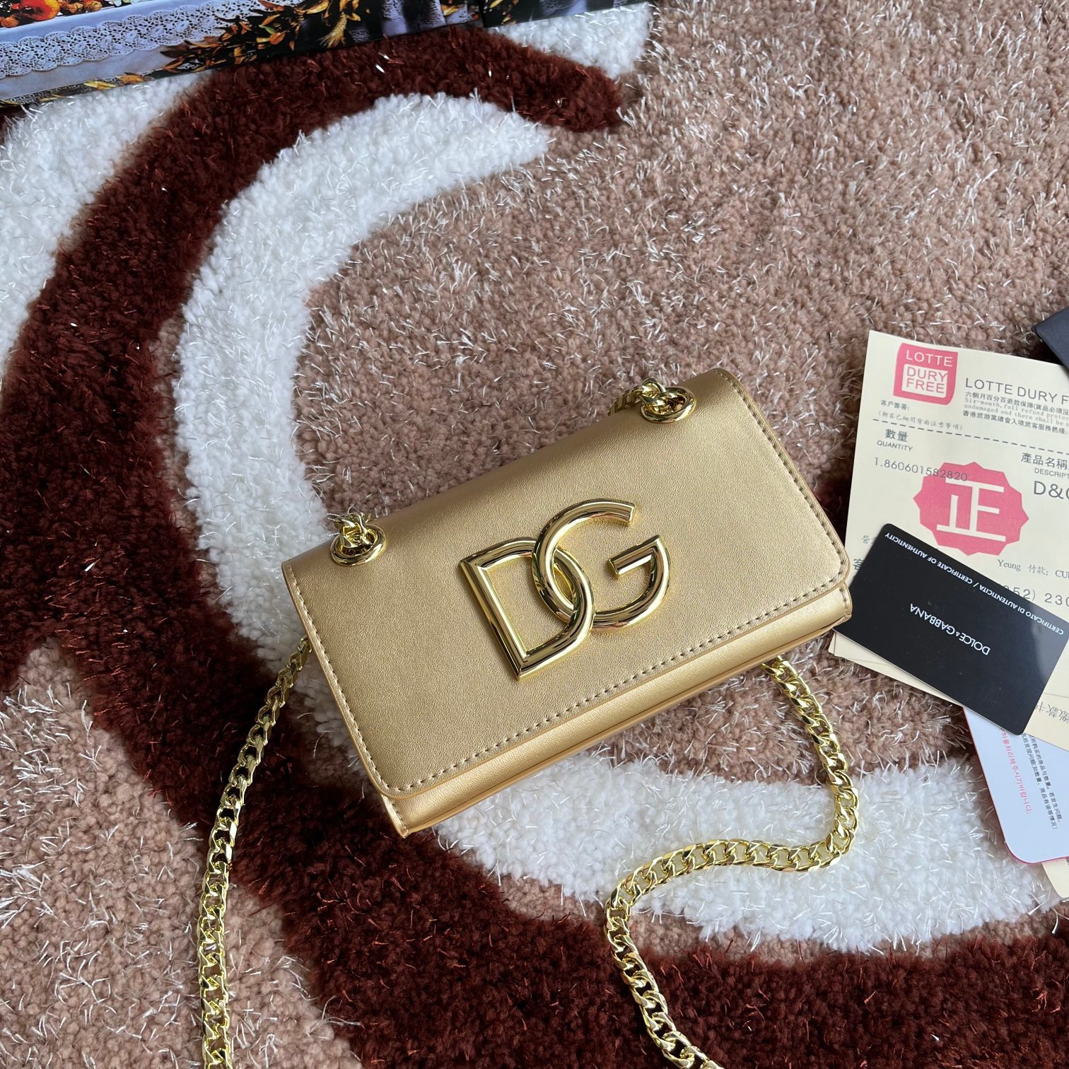 Dolce&Gabbana杜嘉班纳款号5183原单细腻手工制造进口头层牛皮配以原厂五金包身顶部纯手工油边