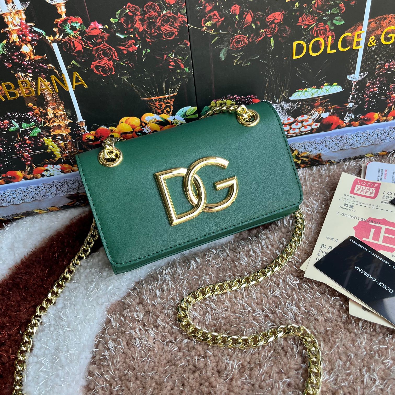 Dolce&Gabbana杜嘉班纳款号5183原单细腻手工制造进口头层牛皮配以原厂五金包身顶部纯手工油边