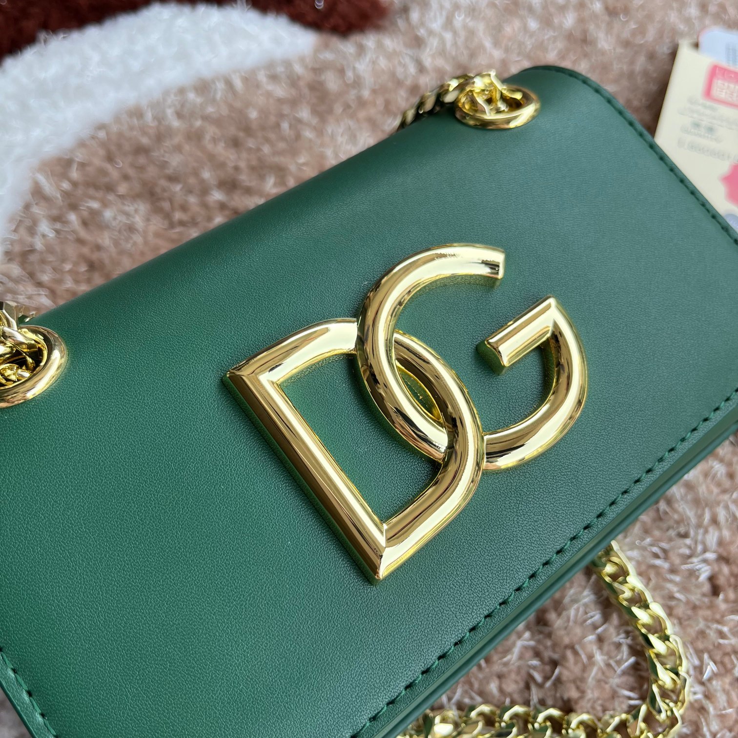 Dolce&Gabbana杜嘉班纳款号5183原单细腻手工制造进口头层牛皮配以原厂五金包身顶部纯手工油边