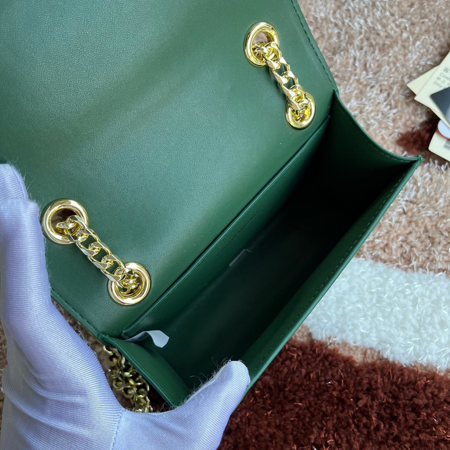 Dolce&Gabbana杜嘉班纳款号5183原单细腻手工制造进口头层牛皮配以原厂五金包身顶部纯手工油边