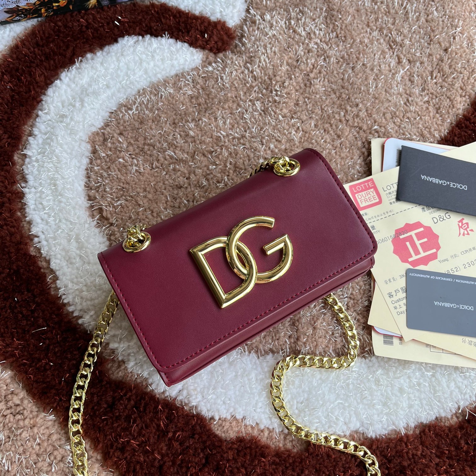 Dolce&Gabbana杜嘉班纳款号5183原单细腻手工制造进口头层牛皮配以原厂五金包身顶部纯手工油边