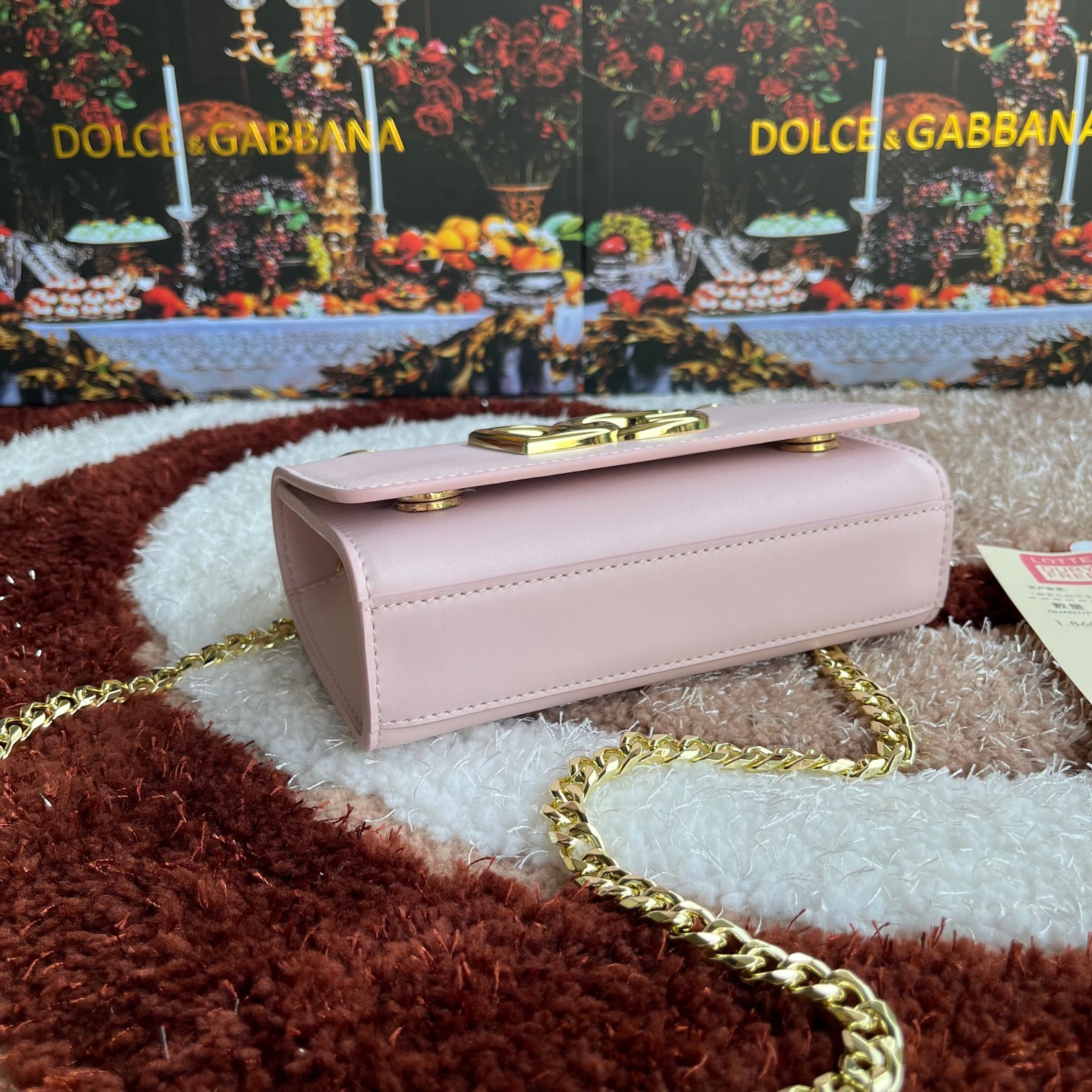 Dolce&Gabbana杜嘉班纳款号5183原单细腻手工制造进口头层牛皮配以原厂五金包身顶部纯手工油边