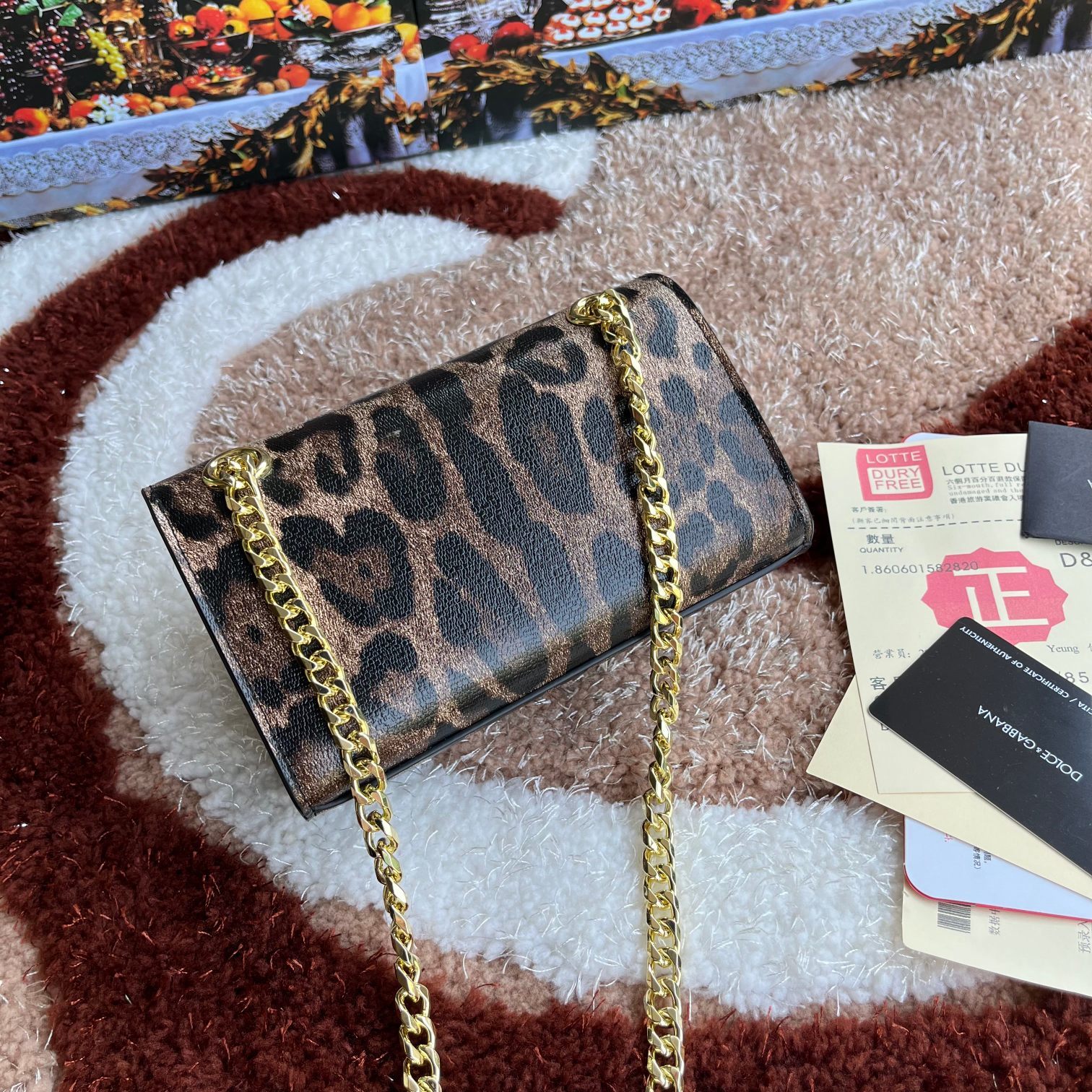 Dolce&Gabbana杜嘉班纳款号5183原单细腻手工制造进口头层牛皮配以原厂五金包身顶部纯手工油边
