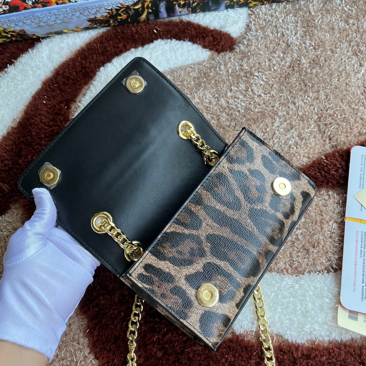 Dolce&Gabbana杜嘉班纳款号5183原单细腻手工制造进口头层牛皮配以原厂五金包身顶部纯手工油边