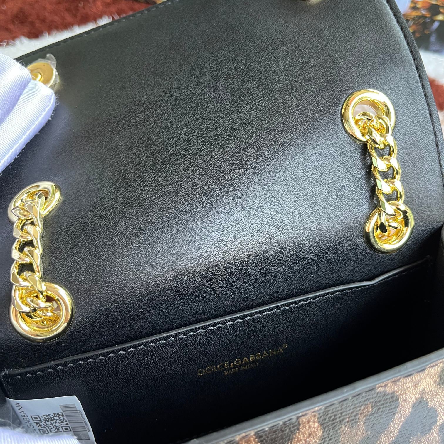 Dolce&Gabbana杜嘉班纳款号5183原单细腻手工制造进口头层牛皮配以原厂五金包身顶部纯手工油边