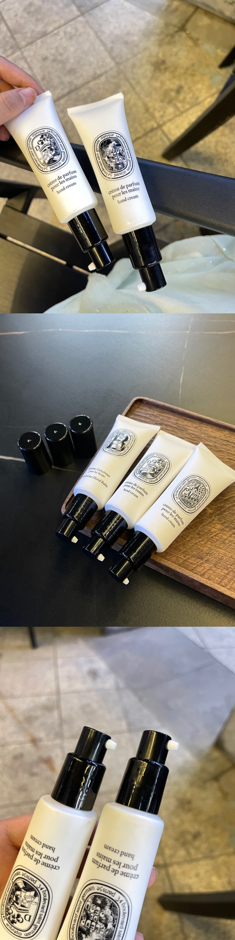 Diptyque Hand Cream featuring a functional pump dispenser and a - Comprehensive