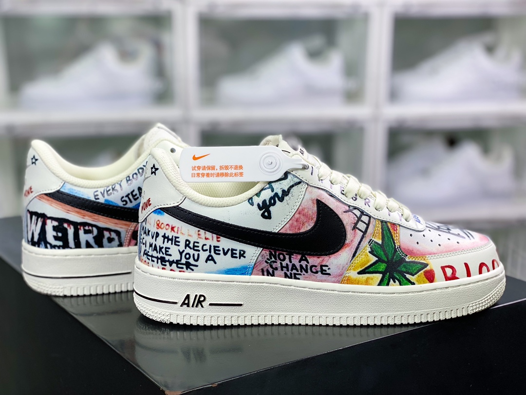 280  VLONE x Air Force 1 ′07 LV8 ID“Customs”空军一号3D涂鸦 GT6969-198