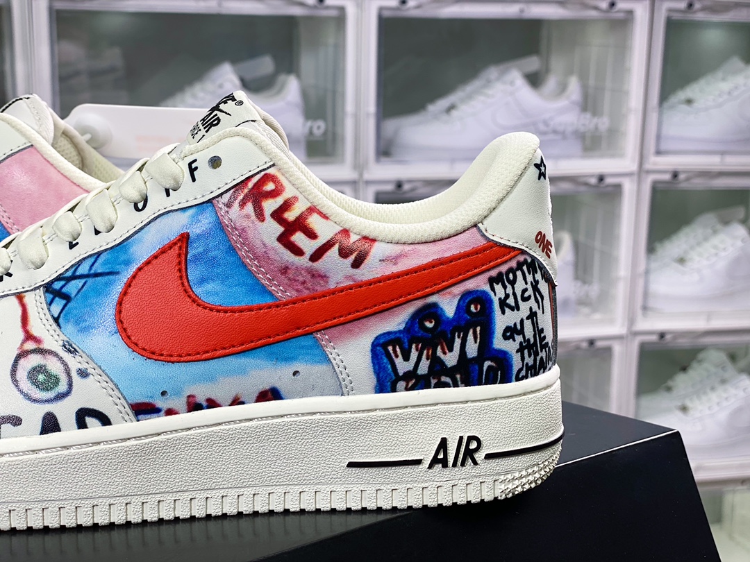 280  VLONE x Air Force 1 ′07 LV8 ID“Customs”空军一号3D涂鸦 GT6969-198