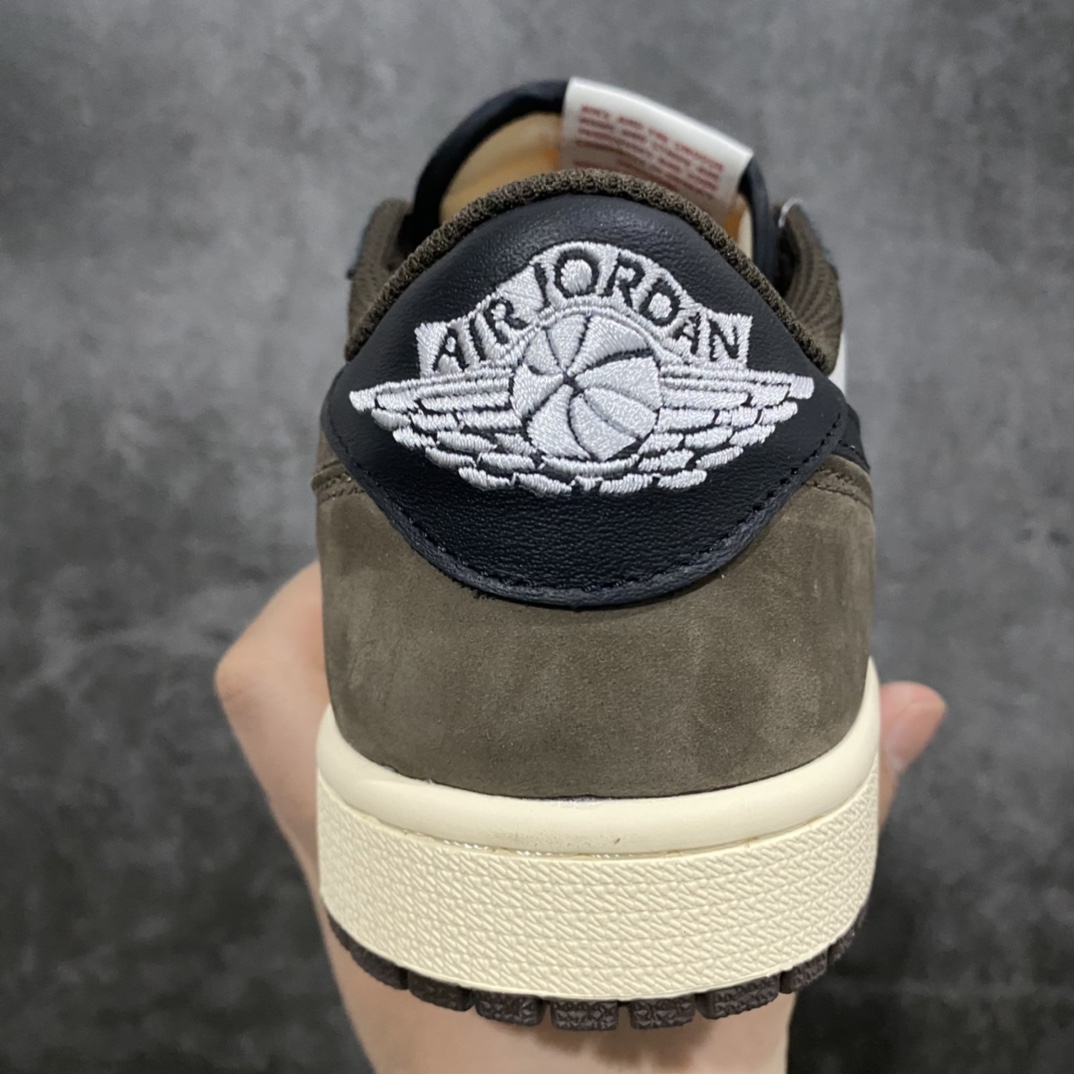 图片[4]-神版AJ1白棕摩卡低帮 目前市场细节相对比较好的一个版本 麂皮材料绒感到位 清洁度高 针车走线以及后跟刺绣也蛮好，区别市场其他版本 尺码：36-46-选品中心