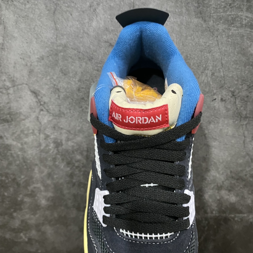 图片[8]-老DT纯原Union x Air Jordan AJ4黑蓝 终端供货 优势放货 货号：DC9533-001 老dt厂做的AJ4系列，依旧是高水准，原厂皮料打造 细节品质毋庸置疑，市场第一梯队 可以放心推的版本 新配色陆续开发中 全系列厂供优势，有量老客户私聊 尺码：40-47.5-选品中心