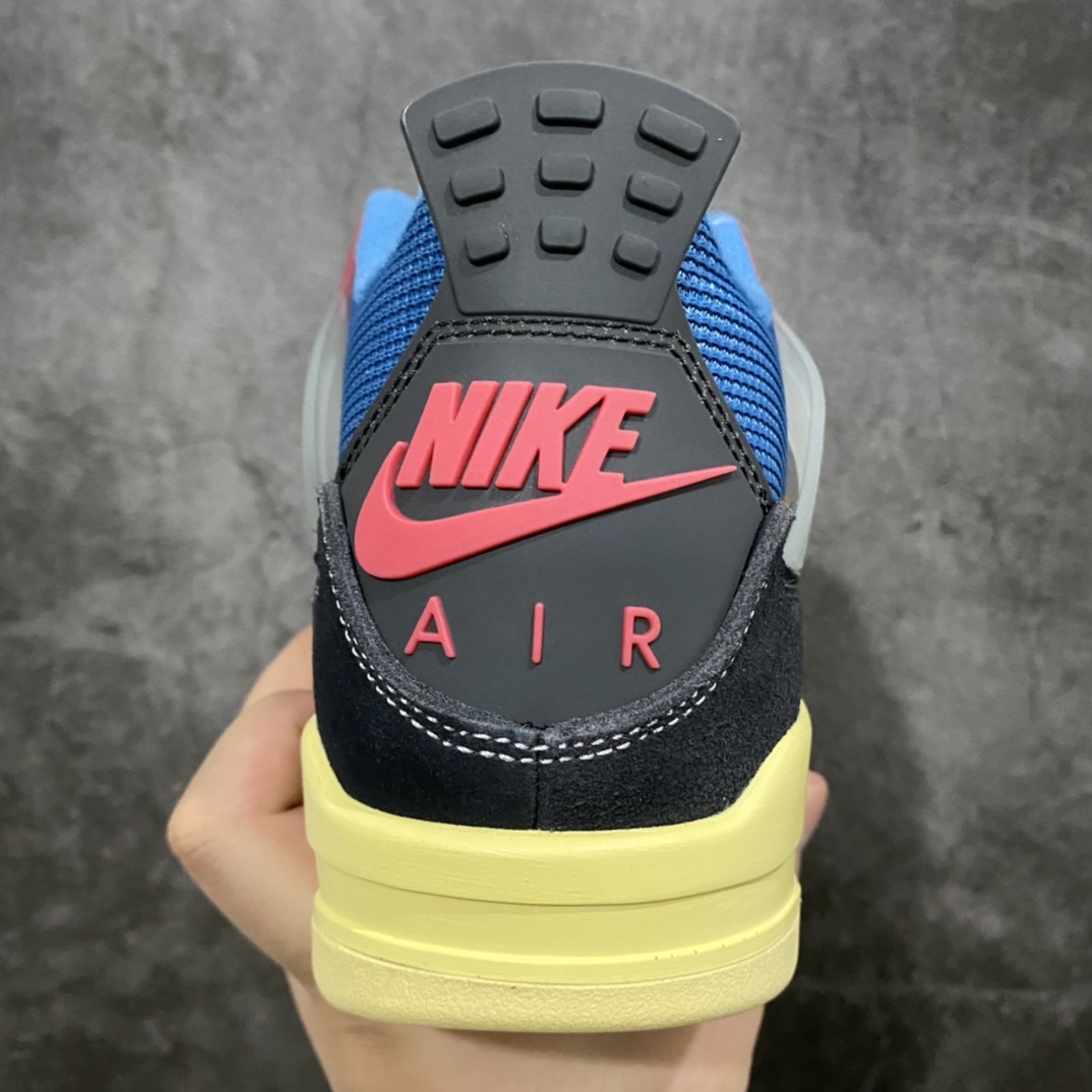 图片[4]-老DT纯原Union x Air Jordan AJ4黑蓝 终端供货 优势放货 货号：DC9533-001 老dt厂做的AJ4系列，依旧是高水准，原厂皮料打造 细节品质毋庸置疑，市场第一梯队 可以放心推的版本 新配色陆续开发中 全系列厂供优势，有量老客户私聊 尺码：40-47.5-选品中心