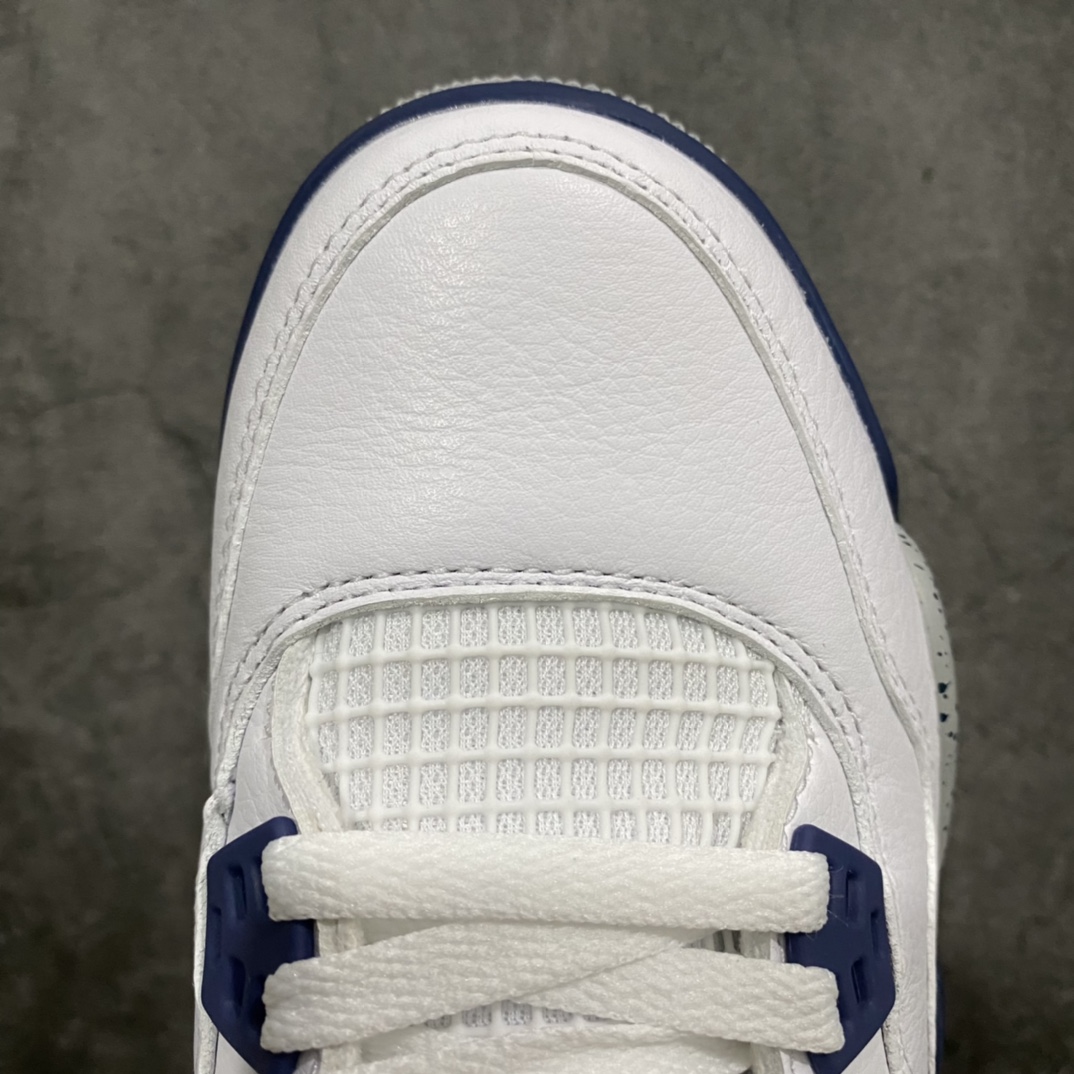 图片[5]-莞产纯原Air Jordan 4 “Midnight Navy” GS aj4午夜蓝 海军蓝 女鞋 重金原鞋开发！ 原材料打造！市面最好版本！ 货号：DH6927-140 尺码：36-40-选品中心