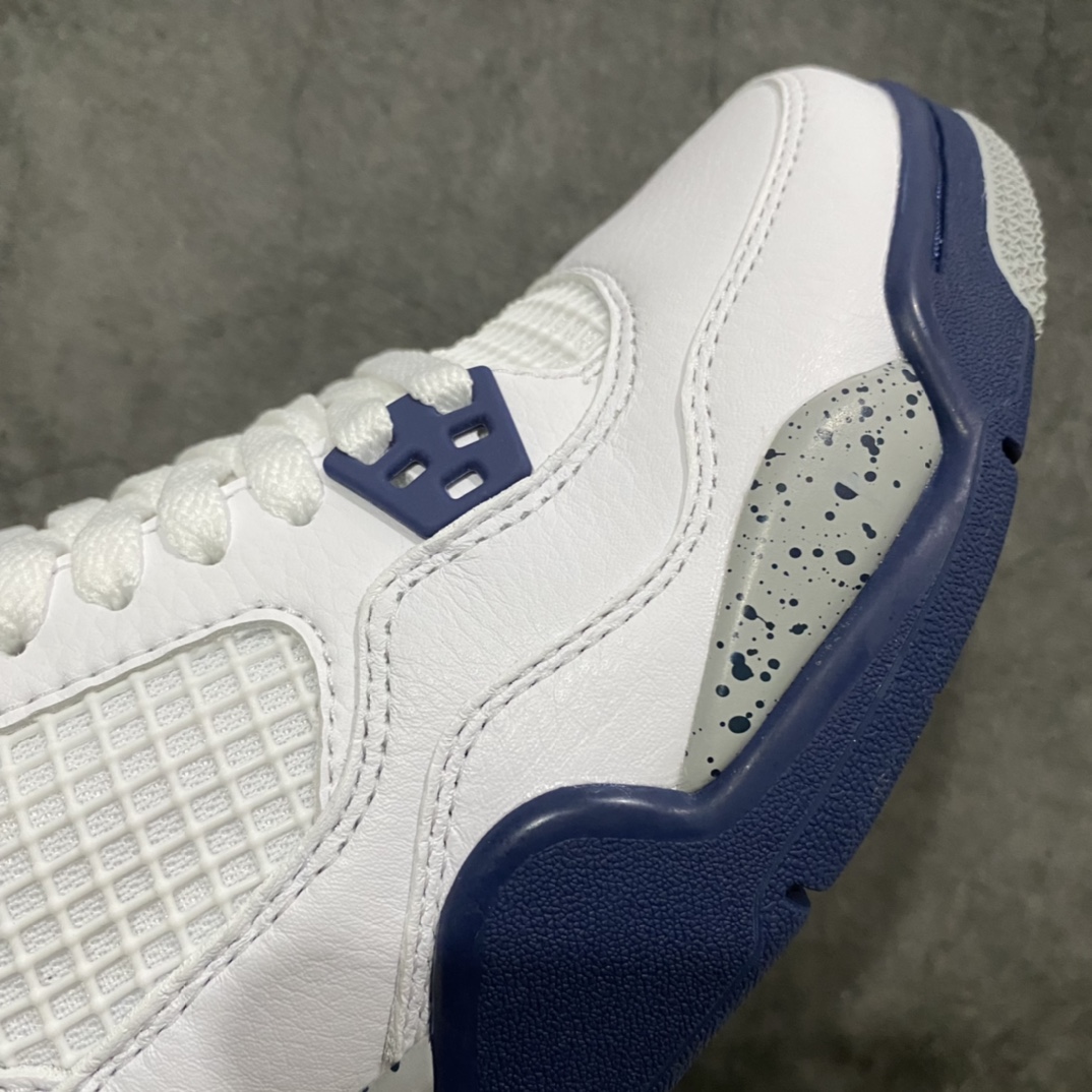 图片[6]-莞产纯原Air Jordan 4 “Midnight Navy” GS aj4午夜蓝 海军蓝 女鞋 重金原鞋开发！ 原材料打造！市面最好版本！ 货号：DH6927-140 尺码：36-40-选品中心