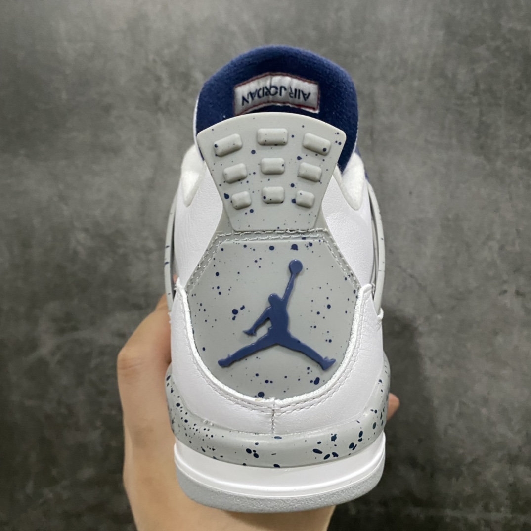 图片[4]-莞产纯原Air Jordan 4 “Midnight Navy” GS aj4午夜蓝 海军蓝 女鞋 重金原鞋开发！ 原材料打造！市面最好版本！ 货号：DH6927-140 尺码：36-40-选品中心