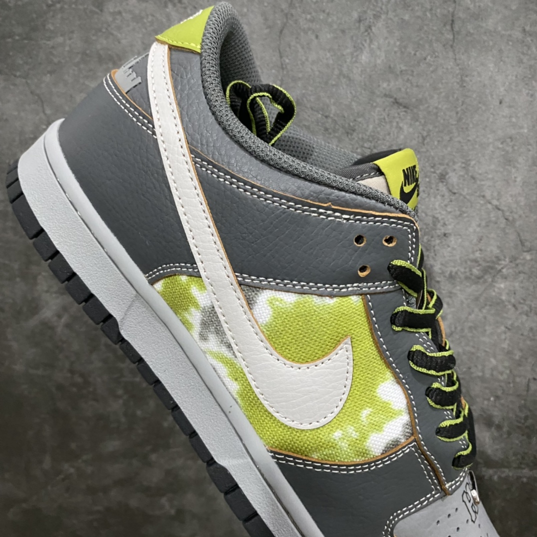 图片[7]-Top版本HUF x Nike SB Dunk Low “Friends And Family” 灰绿刮刮乐 鞋面可刮 FD8775-001 原厂原档案开发，原盒原标，原厂头层皮料，官方厚鞋舌设计，做工细节全方位比对原鞋 尺码：36/47.5-选品中心