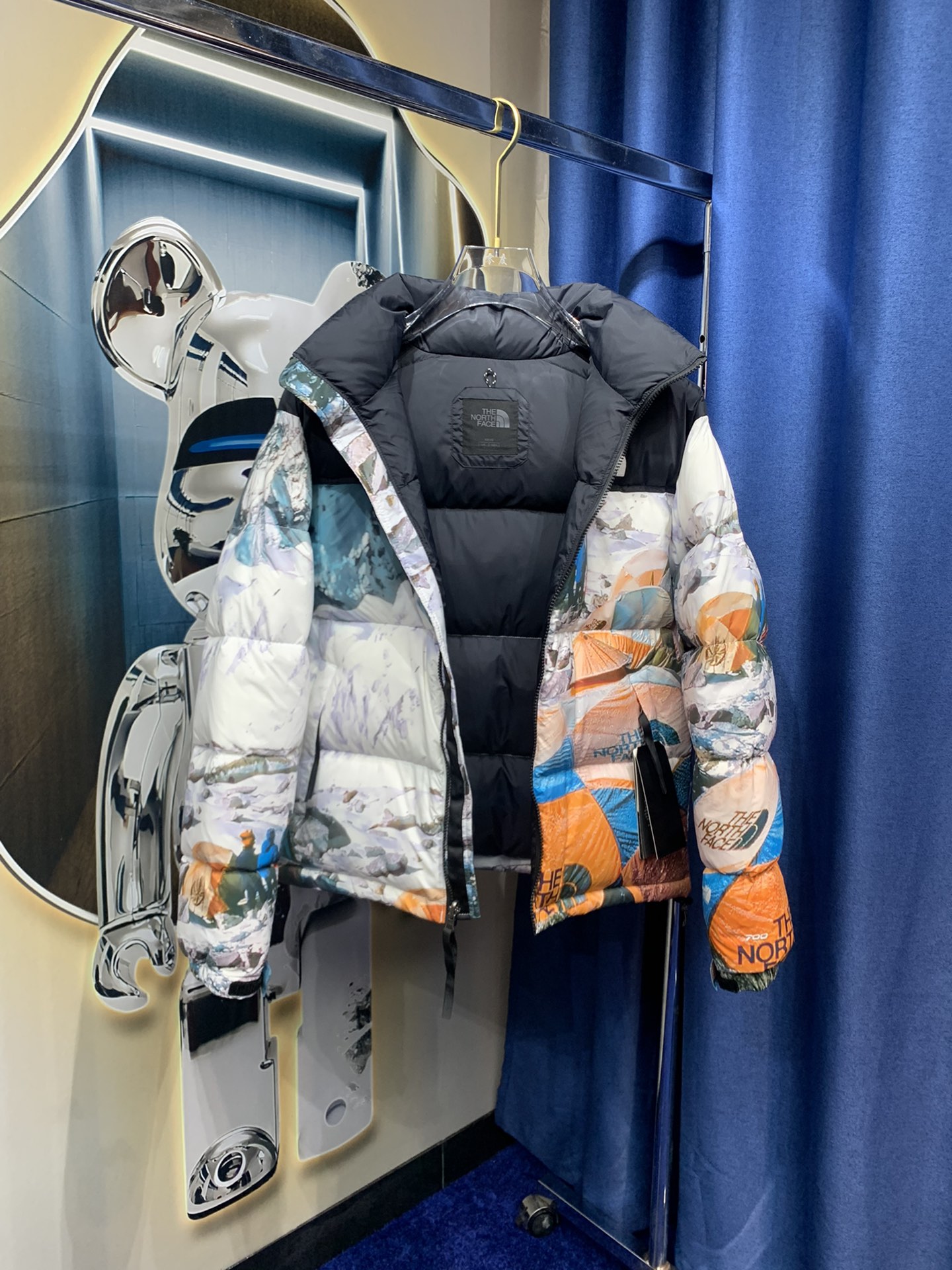 顶级版本 正确版 百分百纯羽绒版本# the north face x invincible 19aw北面联名第二代雪山基地营羽绒服