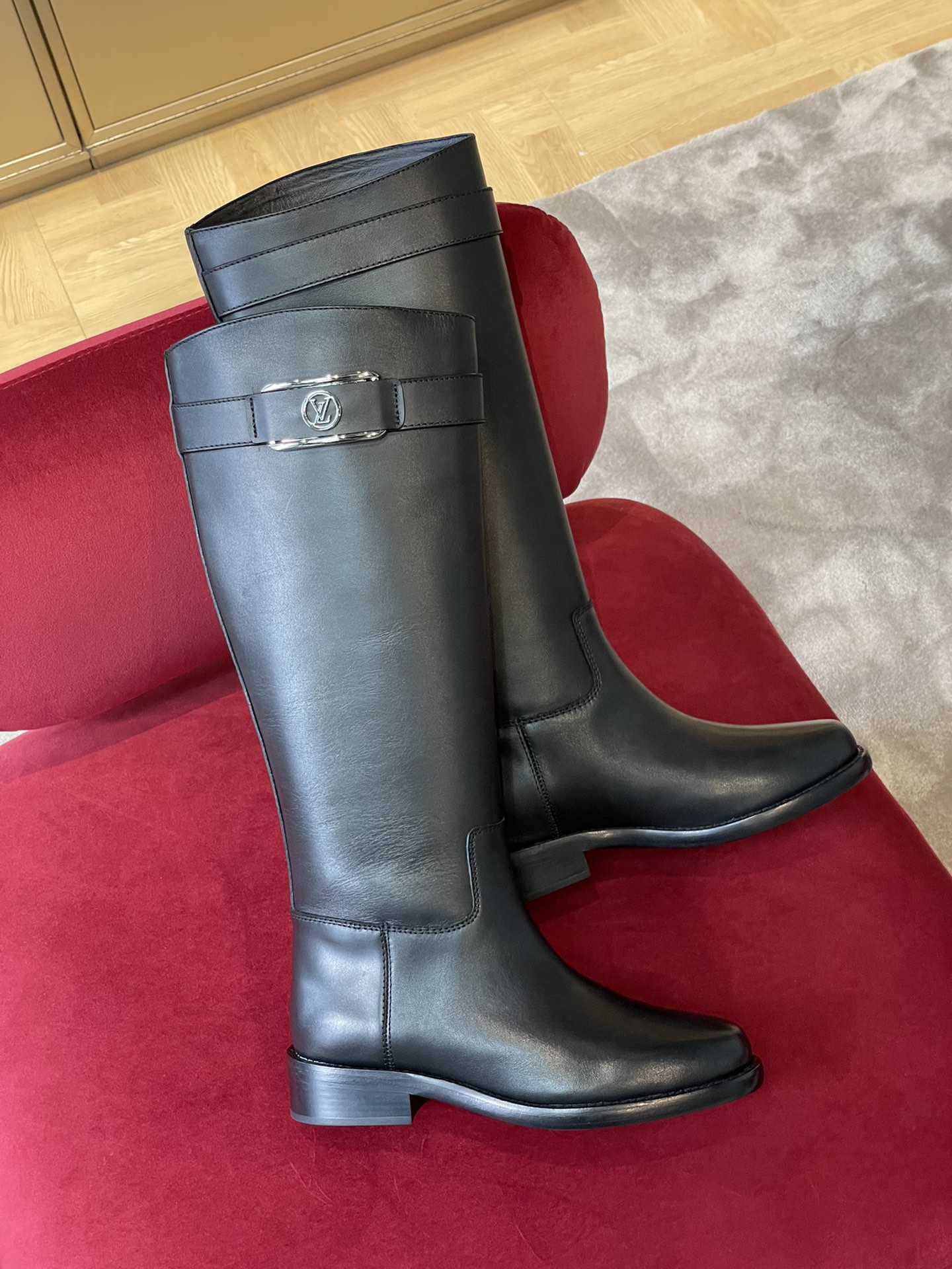 Louis Vuitton Boots Calfskin Cowhide Fall/Winter Collection