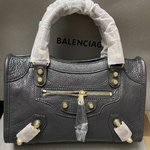 Balenciaga Crossbody & Shoulder Bags Grey Sheepskin Mini