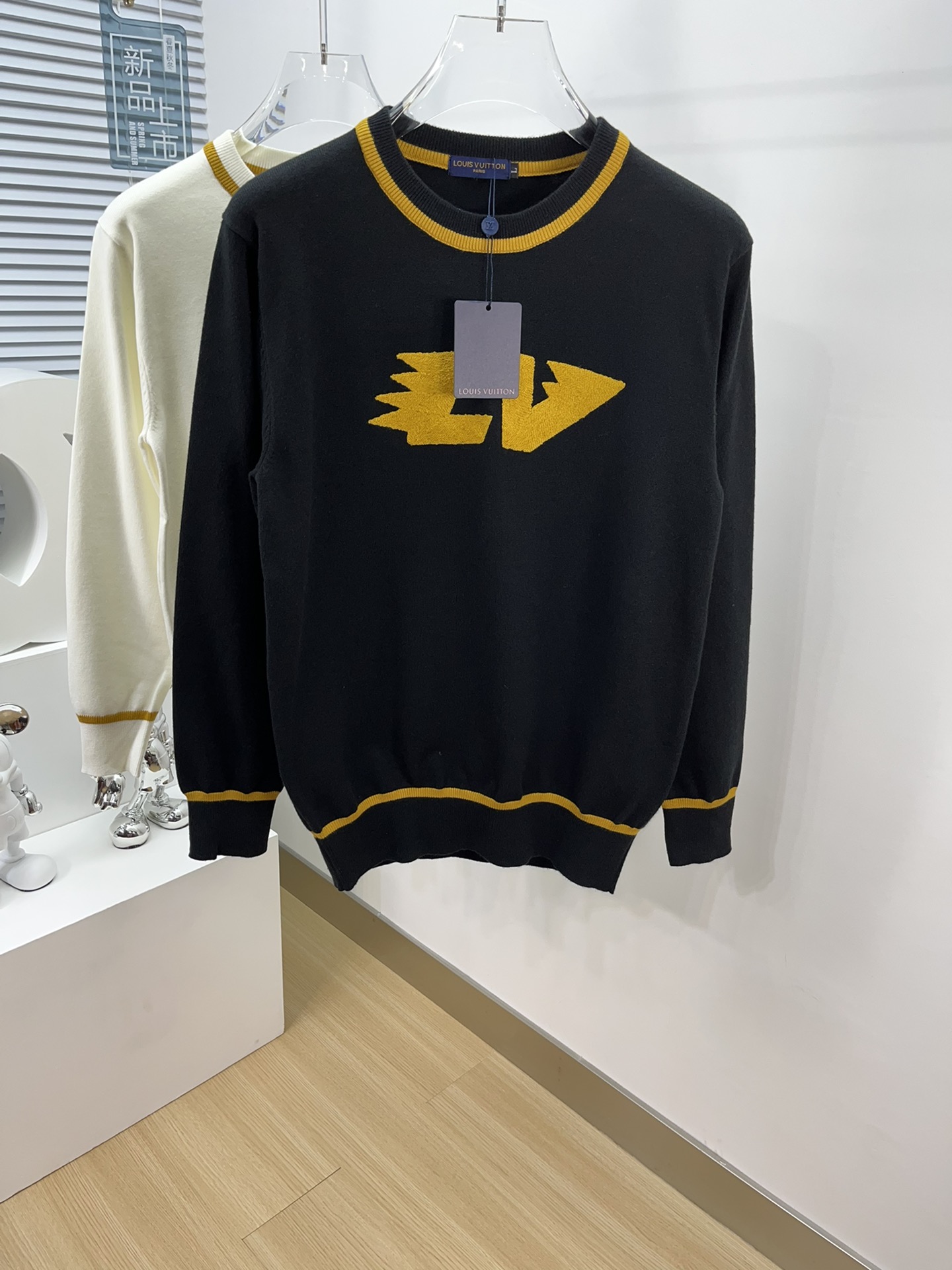 Louis Vuitton Buy Clothing Sweatshirts Embroidery Men Wool Fall Collection Fashion