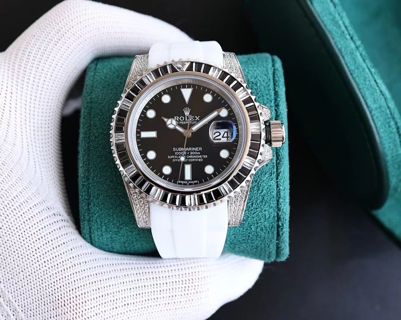 ROLEX ロレックス サブマリーナ ブラック ブラック＆ホワイト 組み合わせ 腕時計-トップクオリティ
