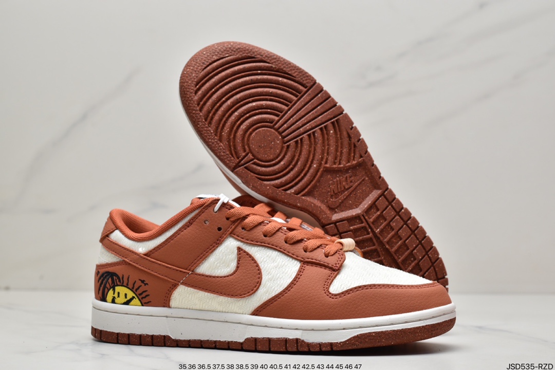 200 Nike Dunk Low SE "Sun Club" 白橘色 SB低帮运动休闲板鞋 DR5475-100