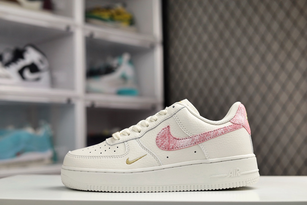H0 NK Air Force 1 Low 白粉 原装级别 原楦头原纸板 打造纯正空军版型专注外贸渠道 全掌内置蜂窝气垫 原盒配件 原厂中底钢印、拉帮完美