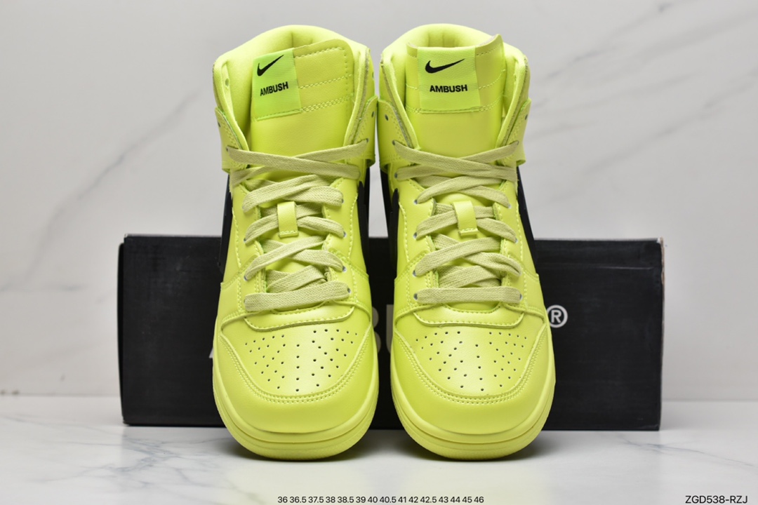 290 耐克AMBUSH x SB Dunk High SB滑板鞋高帮CU7544-400