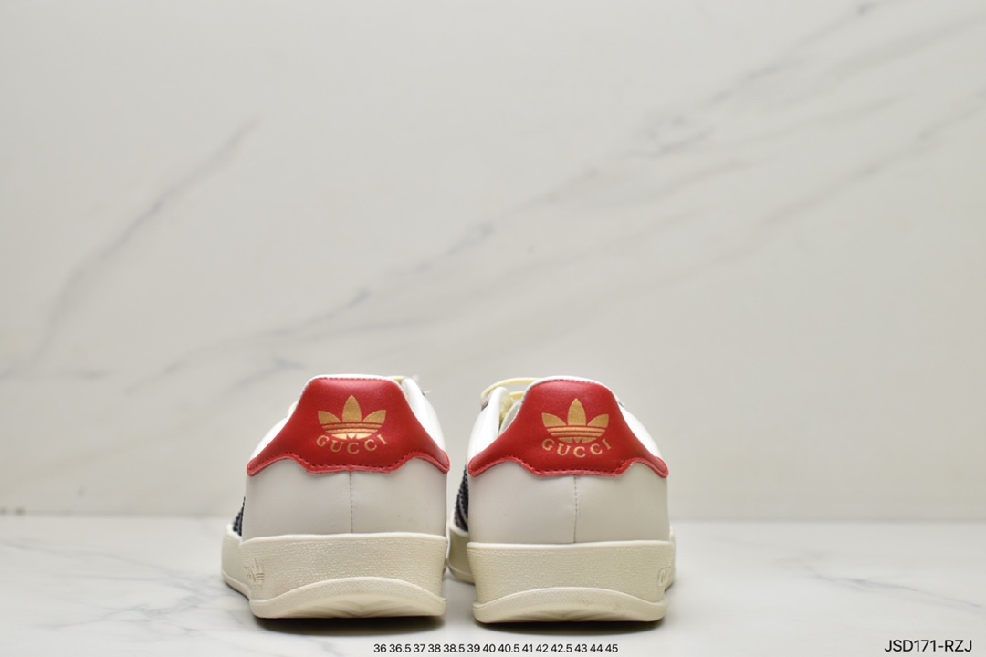 Adidas x GUCCI heavyweight joint clover logo and iconic three bars as design elements 707847 UTT10 9060