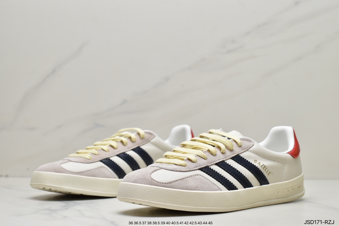 Adidas x GUCCI heavyweight joint clover logo and iconic three bars as design elements 707847 UTT10 9060