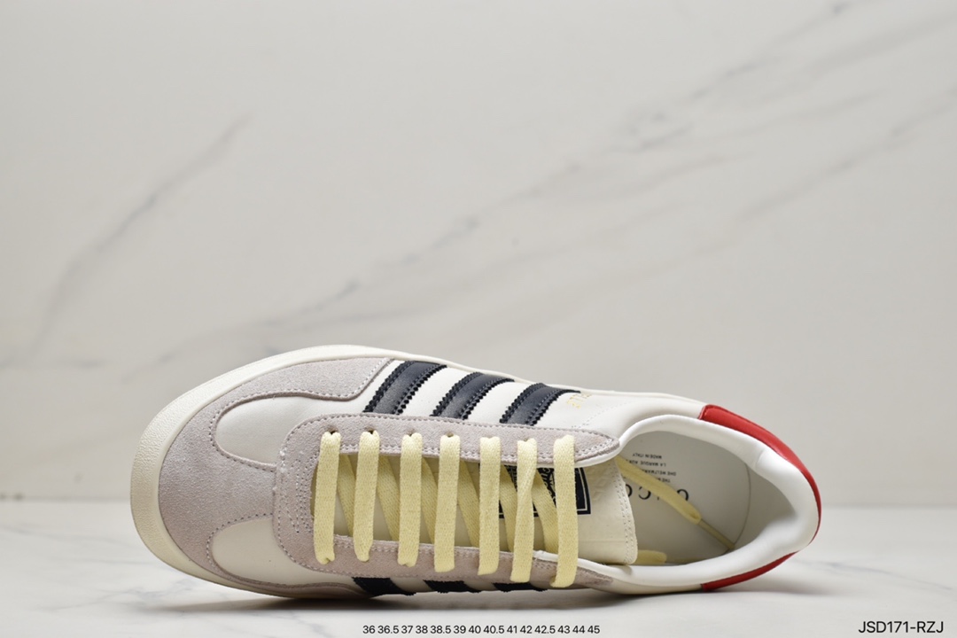 Adidas x GUCCI heavyweight joint clover logo and iconic three bars as design elements 707847 UTT10 9060