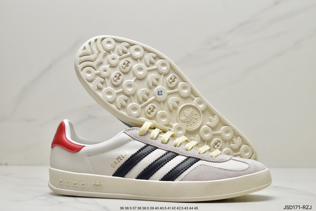 Adidas x GUCCI heavyweight joint clover logo and iconic three bars as design elements 707847 UTT10 9060