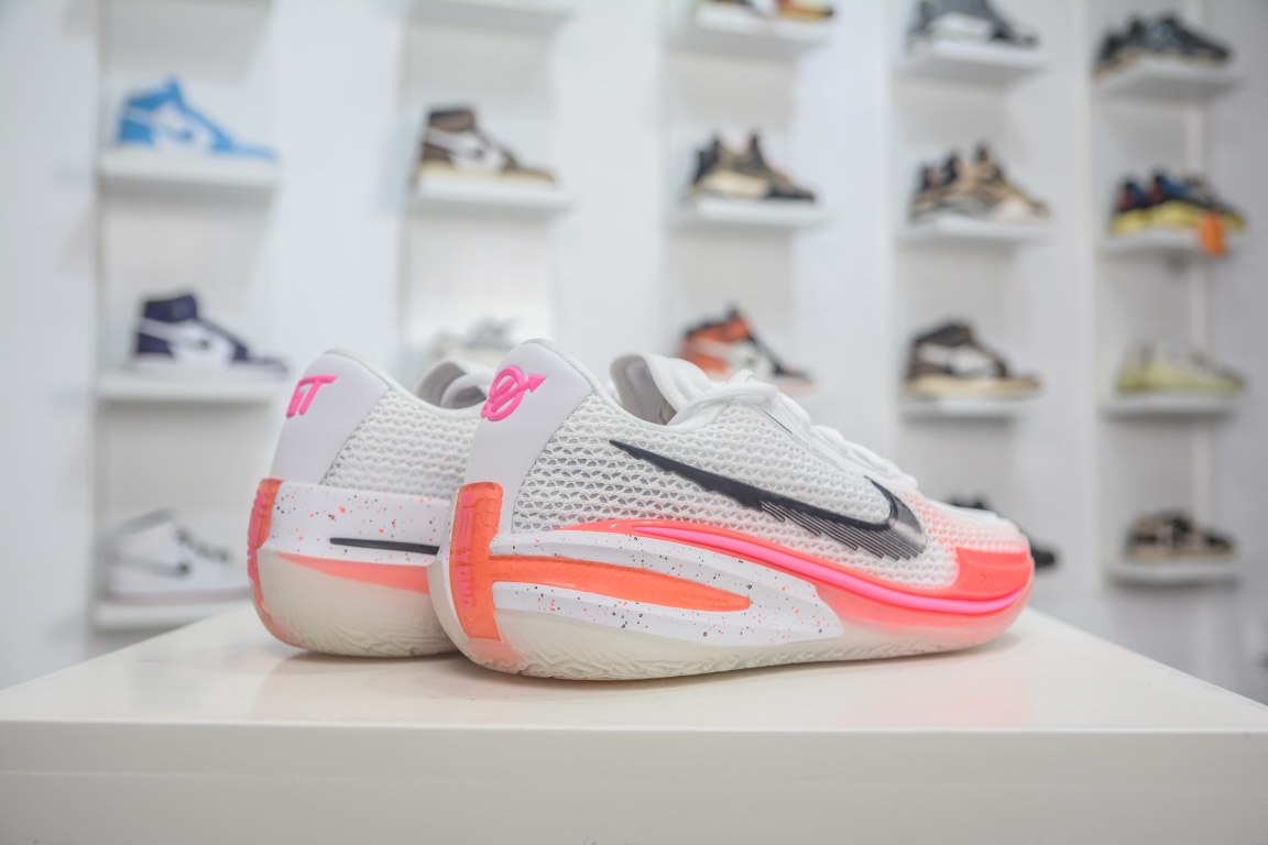 350 全码补齐 灭世版纯原 实战天花板 Nike Air Zoom G.T. Cut EP 水蜜桃全网唯一真实战篮球鞋 CZ0175-106