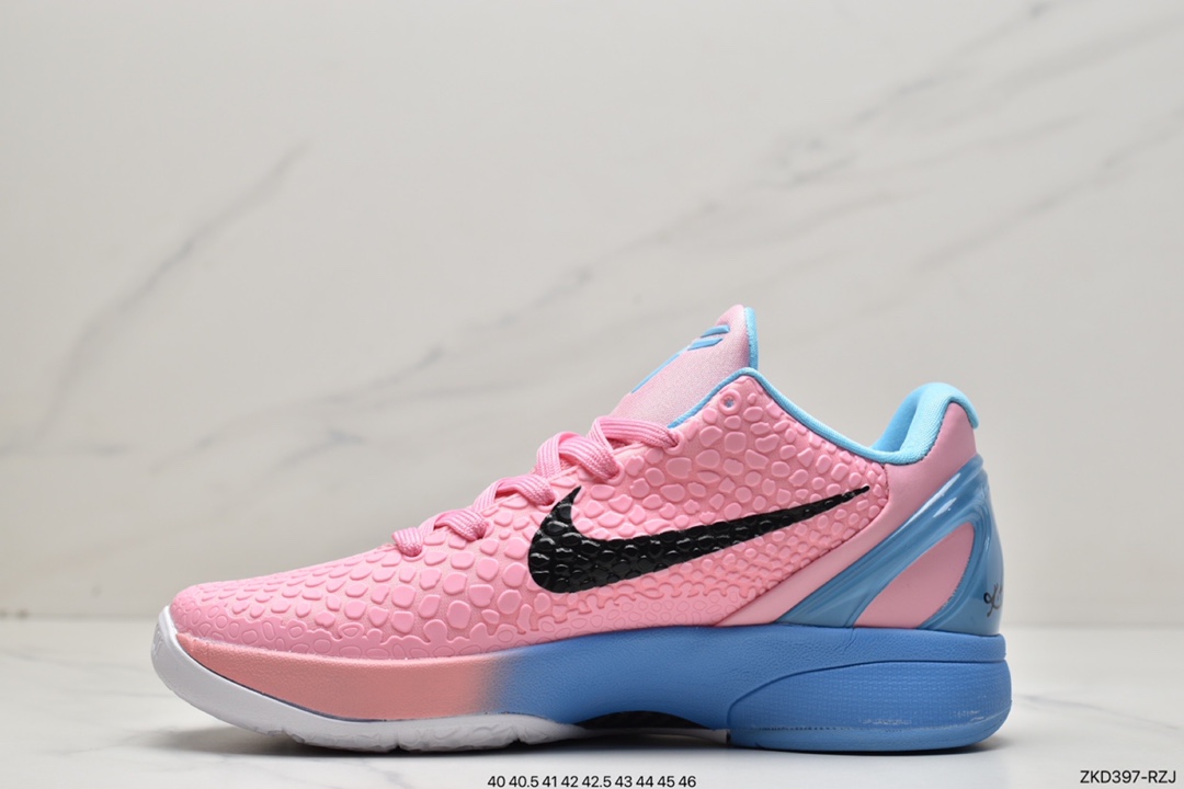 270 耐克Nike Kobe6 Protro“”Del Sol”科比 专业实战篮球鞋 CW2190-601