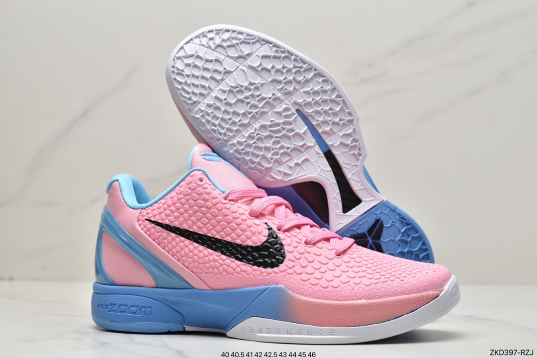 270 耐克Nike Kobe6 Protro“”Del Sol”科比 专业实战篮球鞋 CW2190-601