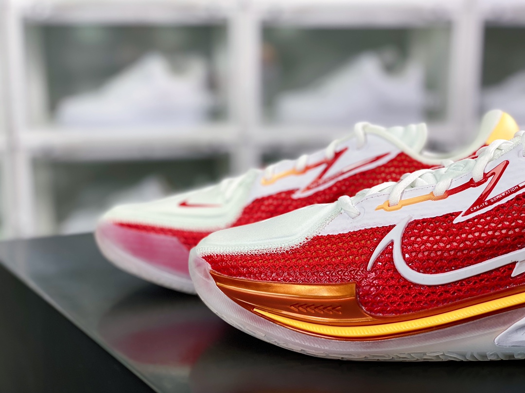 350  Air Zoom GT Cut EP”White Crimson“大红白金”CZ0176-100