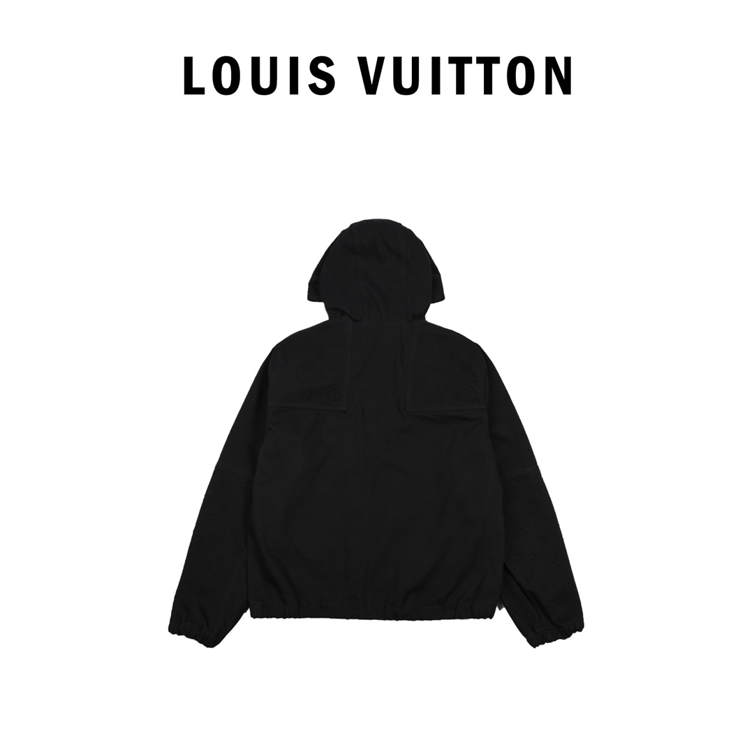 400 Louis vuitton 路易威登连帽牛仔夹克