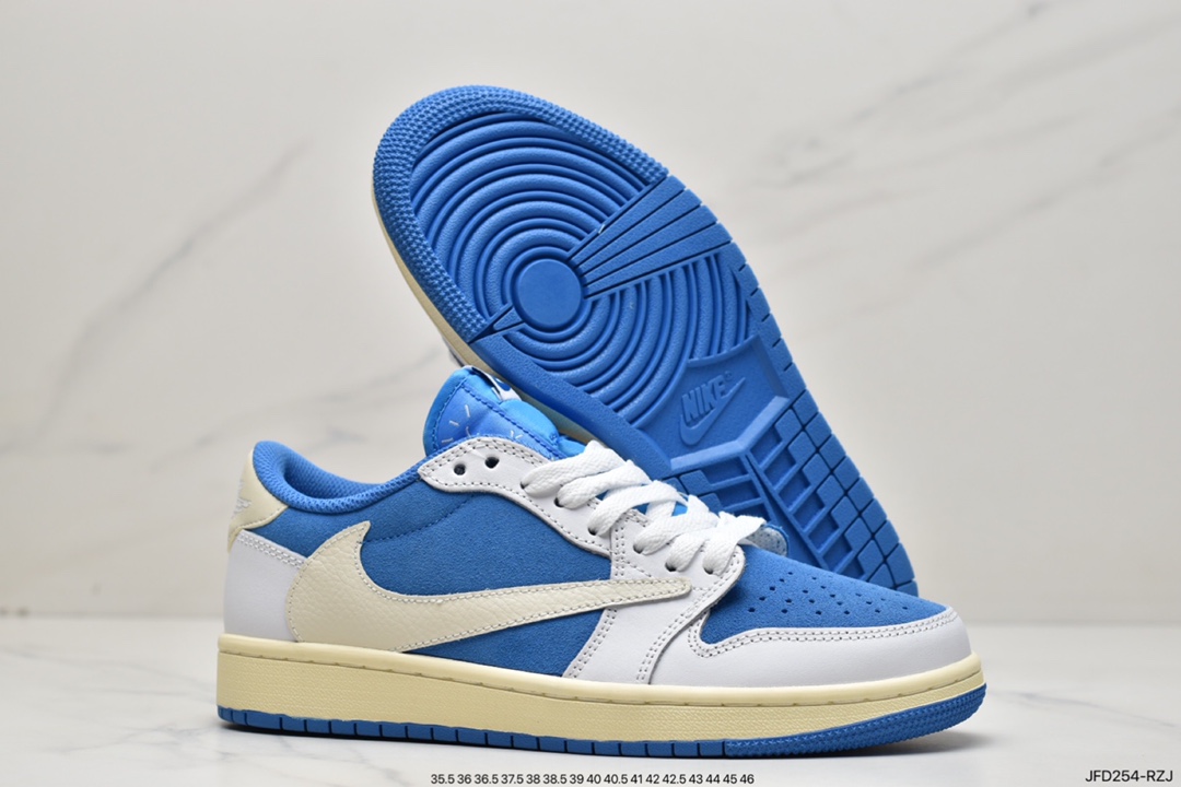 170 Air Jordan 1 Retro High OG 白蓝倒勾 低帮 AJ1 DQ4277-212