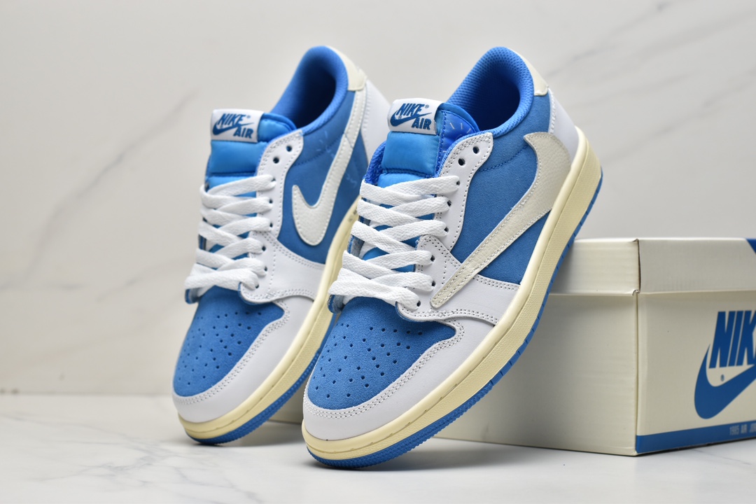 170 Air Jordan 1 Retro High OG 白蓝倒勾 低帮 AJ1 DQ4277-212