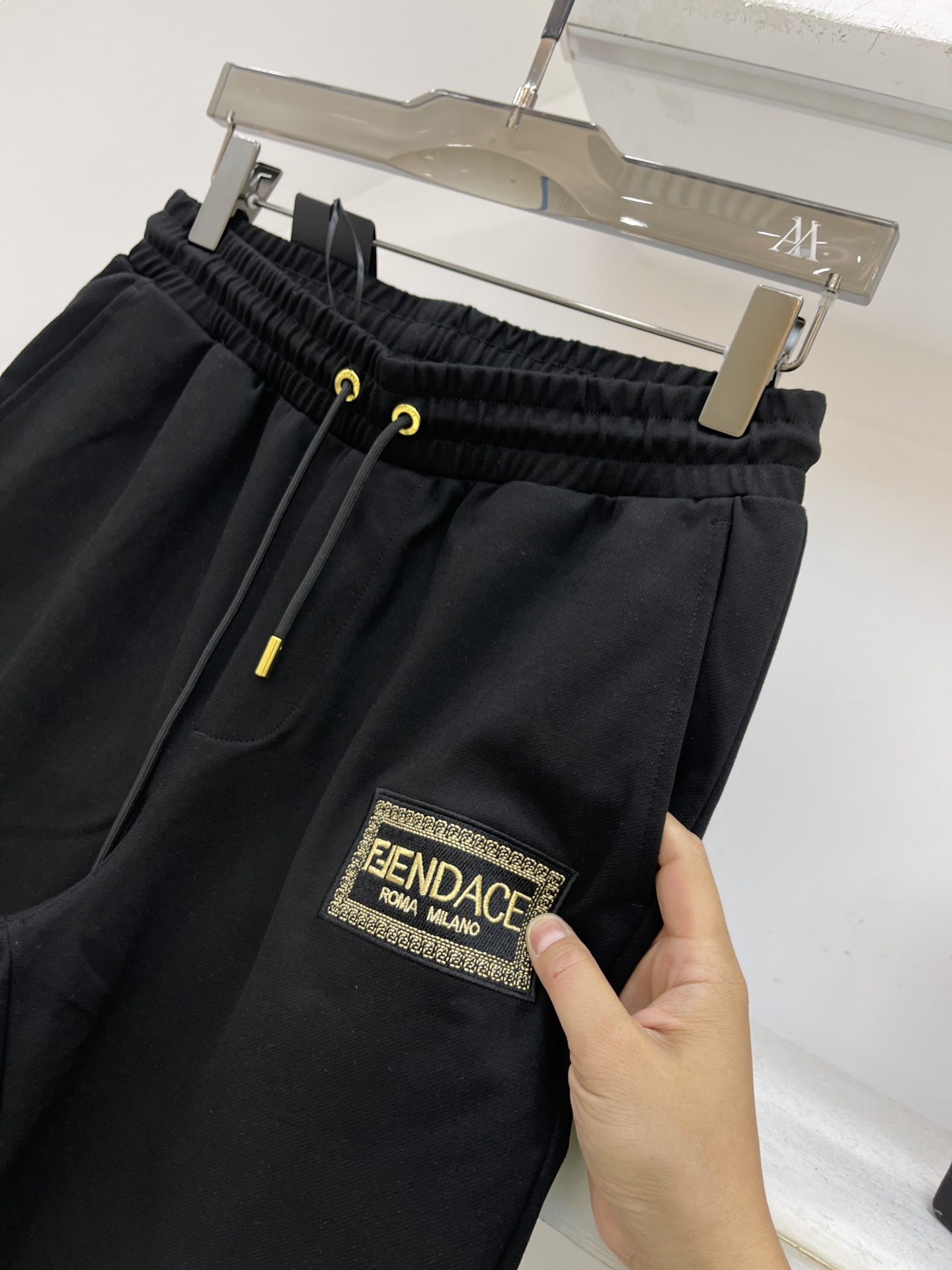 Fendi By Versace创世纪合作联名系列Fendace logo卫裤