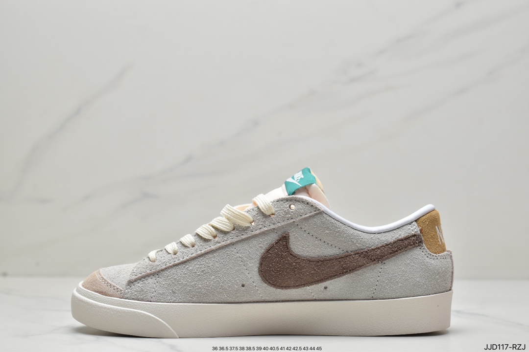 130 耐克Nike Blazer Low '1977 VNTG SS经典开拓者低帮百搭休闲运动板鞋 DM7582-100