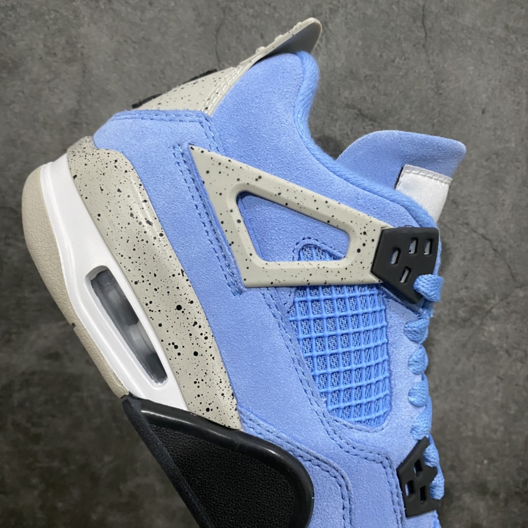 图片[7]-莞产纯原版AJ4大学蓝女鞋 Air Jordan AJ4 SE “University Blue” 大学蓝 货号：CT8527-400 市售最强版女鞋 毋庸置疑 原盒原配 独配家原鞋拆开解发 原楦原纸板开发全 市场最纯四正代版型 原真底实气垫 回弹馈反充足 完美楦鞋打造 市面最高工艺 一切细节如实图拍 所见即所得 尺码：36 36.5 37.5 38 38.5 39 40-选品中心