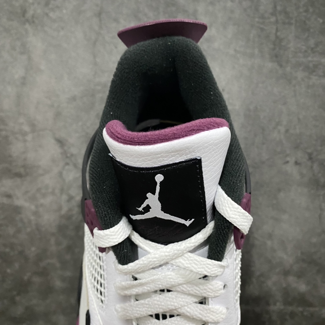 图片[8]-新DT版本Air Jordan AJ4 Retro PSG 大巴黎白紫 CZ5624-100 终端优势放货 合作私聊 耗时多个月巨作 重金购买原楦原纸板 确保原汁原味 完美呈现四代版型 原厂织唛标 市面唯一采用原装皮料 正确网格工艺 全方位一致匹配官方细节 尺码：40 40.5 41 42 42.5 43 44 44.5 45 46 47.5-选品中心