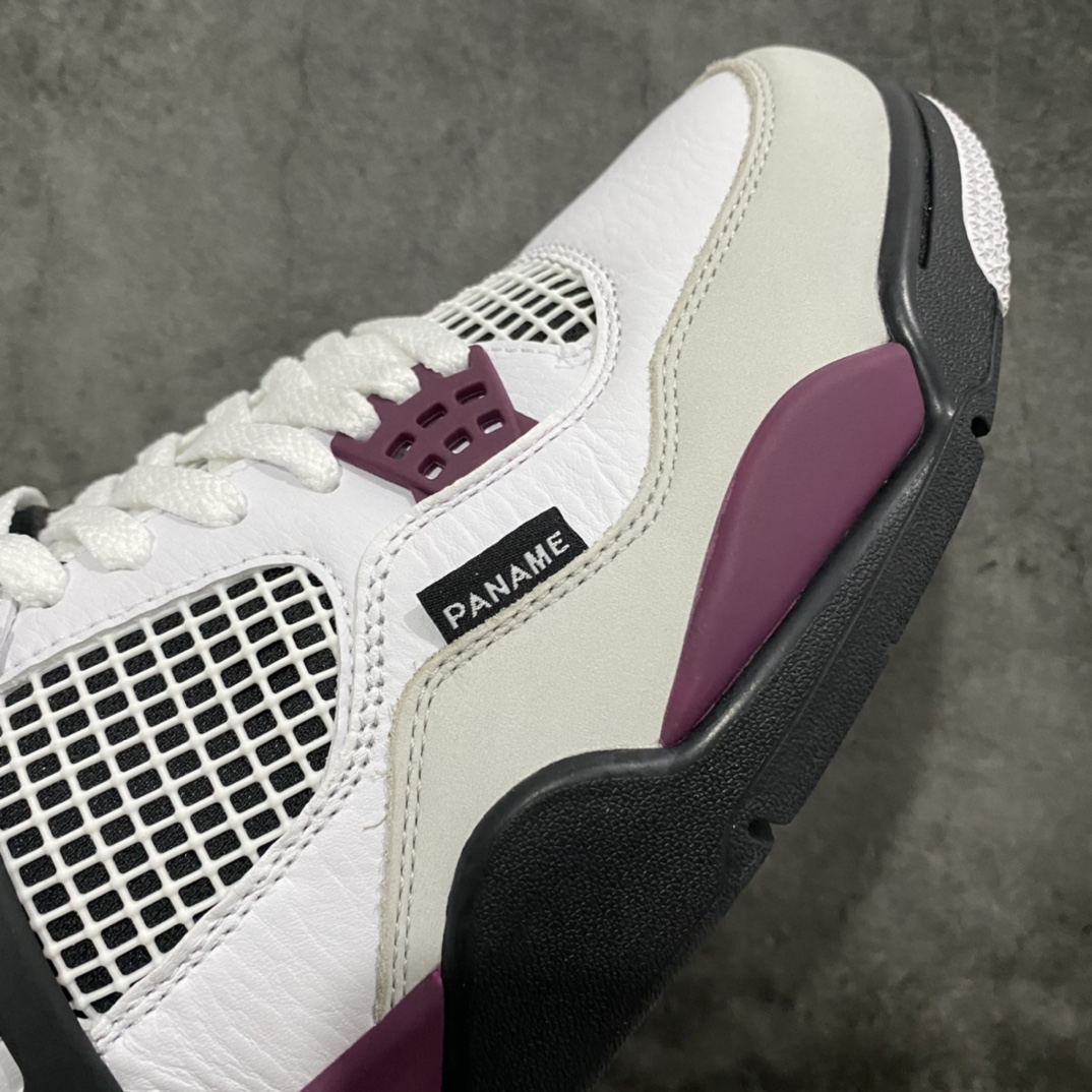 图片[6]-新DT版本Air Jordan AJ4 Retro PSG 大巴黎白紫 CZ5624-100 终端优势放货 合作私聊 耗时多个月巨作 重金购买原楦原纸板 确保原汁原味 完美呈现四代版型 原厂织唛标 市面唯一采用原装皮料 正确网格工艺 全方位一致匹配官方细节 尺码：40 40.5 41 42 42.5 43 44 44.5 45 46 47.5-选品中心