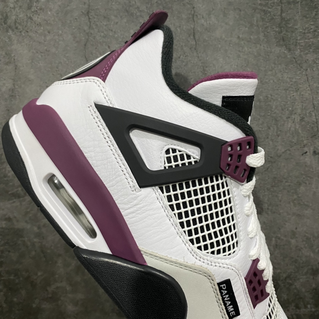 图片[7]-新DT版本Air Jordan AJ4 Retro PSG 大巴黎白紫 CZ5624-100 终端优势放货 合作私聊 耗时多个月巨作 重金购买原楦原纸板 确保原汁原味 完美呈现四代版型 原厂织唛标 市面唯一采用原装皮料 正确网格工艺 全方位一致匹配官方细节 尺码：40 40.5 41 42 42.5 43 44 44.5 45 46 47.5-选品中心