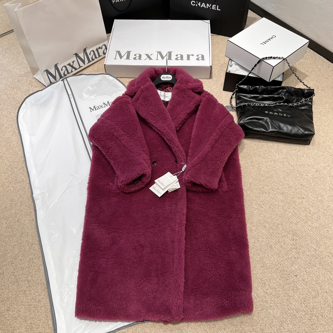 NO:931023,The market's exclusive highest version of Max TeddyBear's most classic and popular silhouette mid-length coat, Maxmara-Clothing,19860909市场独家最高版本Max TeddyBear最经典最火爆的廓形中长款大衣,麦丝玛拉-服装,,Women's clothing
